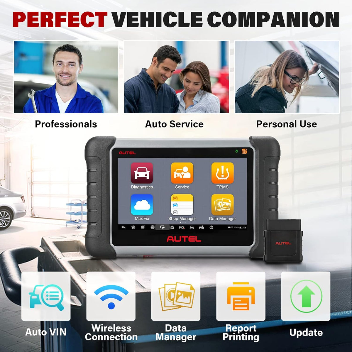 TPMS Diagnostic Scanner with Bi-Directional Control J8252
