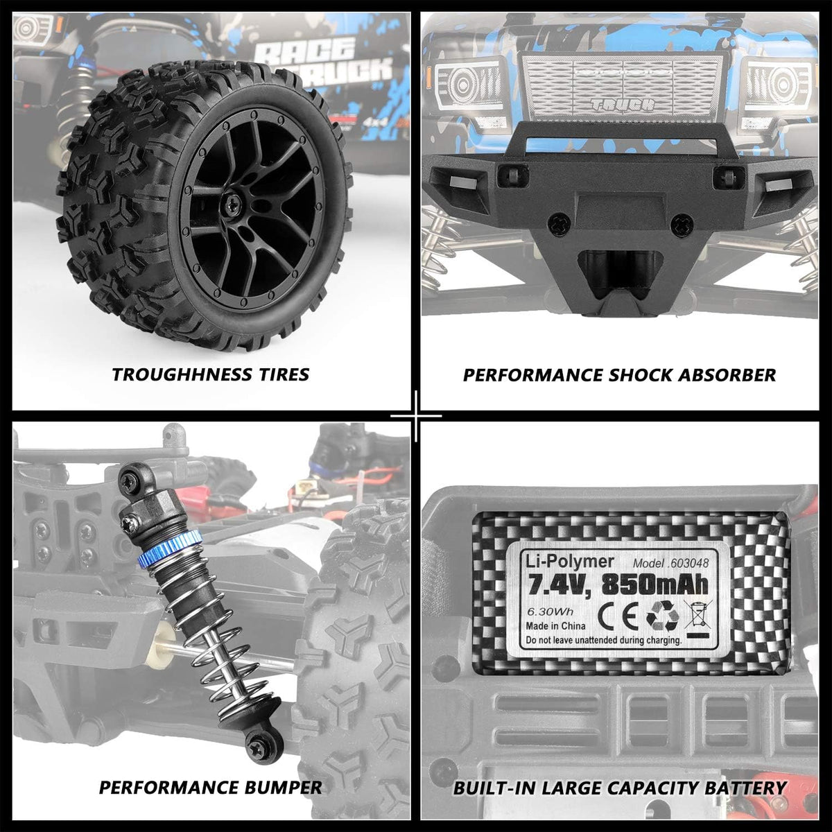 1/18 Scale 4WD RC Monster Truck I7978