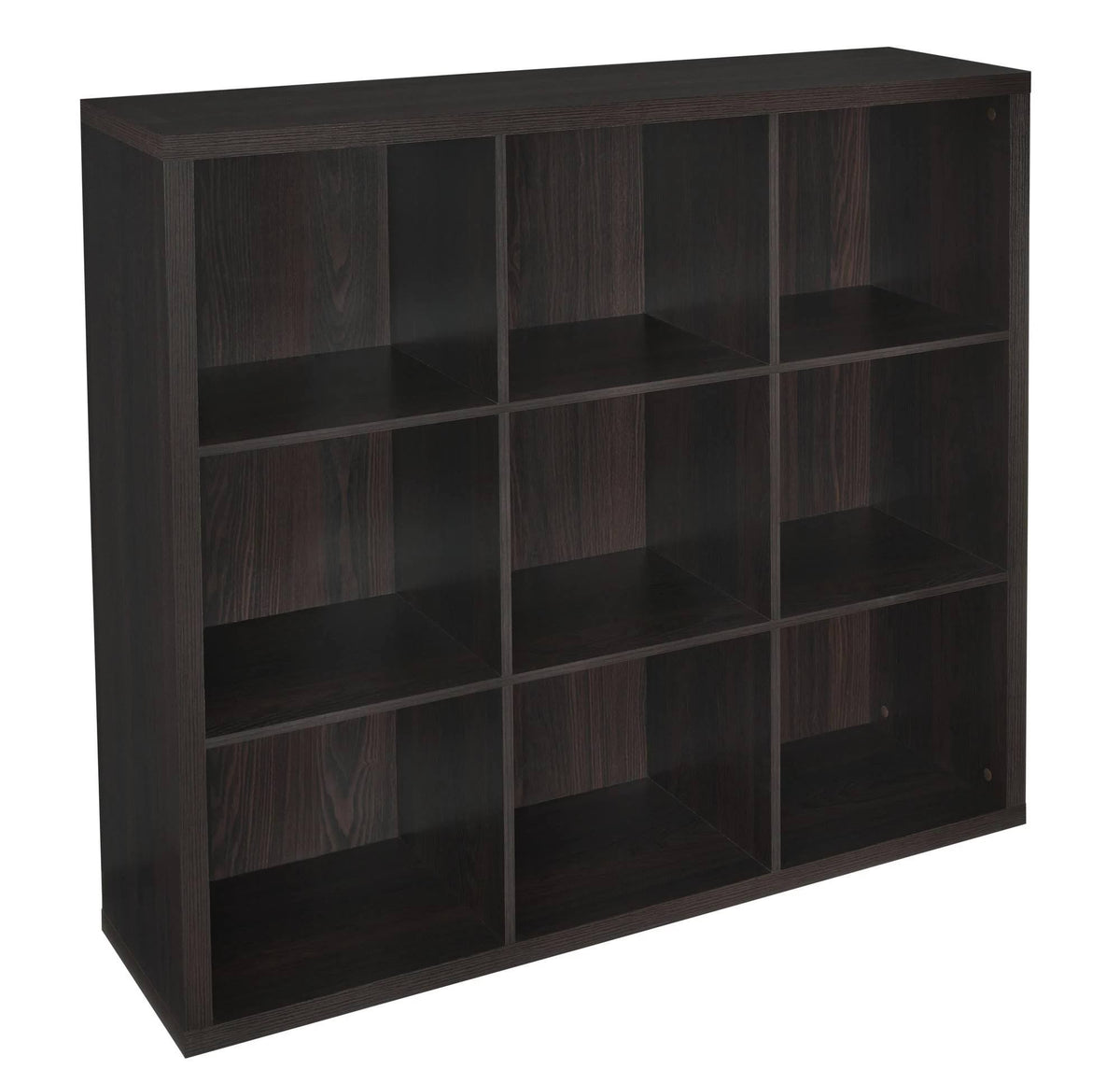 Black Walnut 9-Cube Organizer Z478254