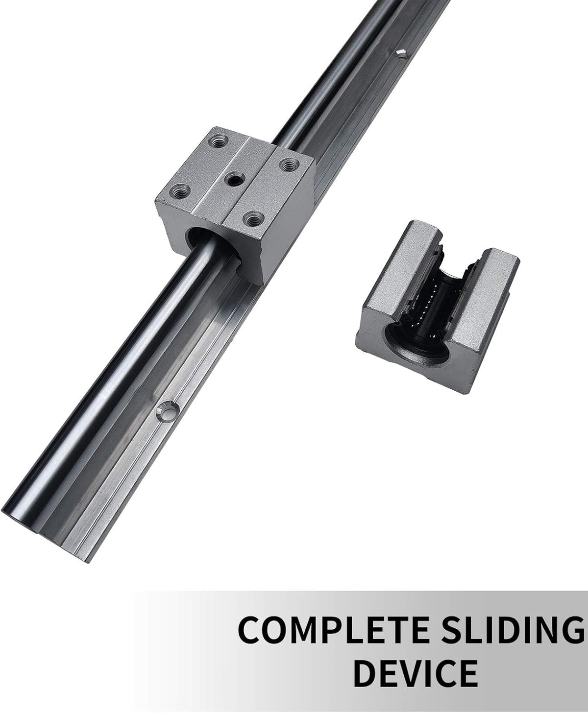 Linear Rail SBR12-1000mm 2Set Slider Guide with 4X SBR12UU Bearing Block X4764