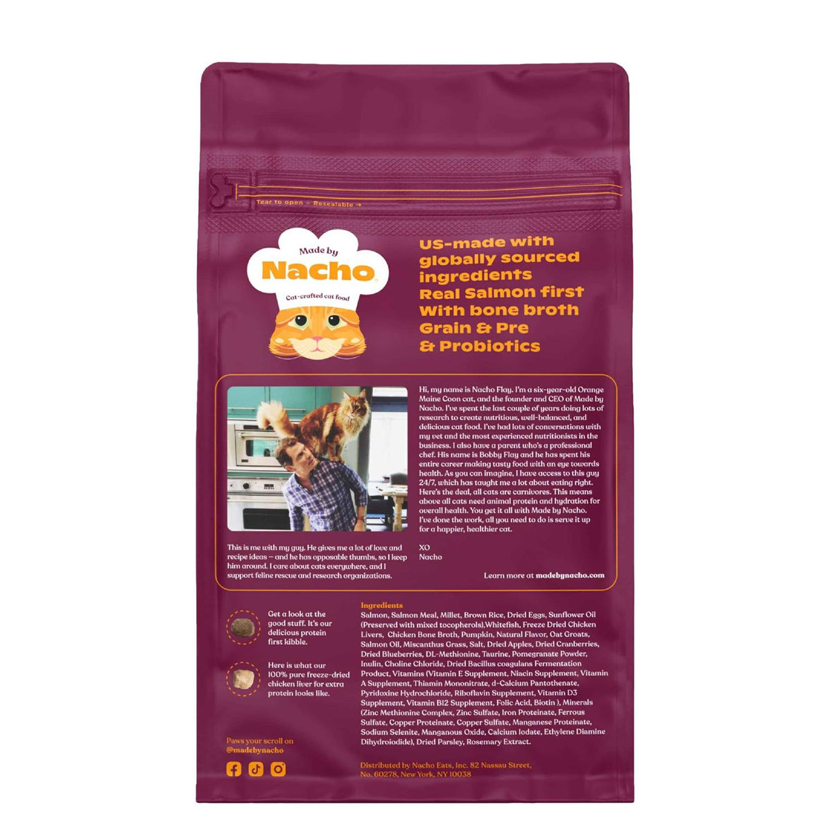 Cage-Free Chicken & Pumpkin Recipe Dry Cat Food D74249