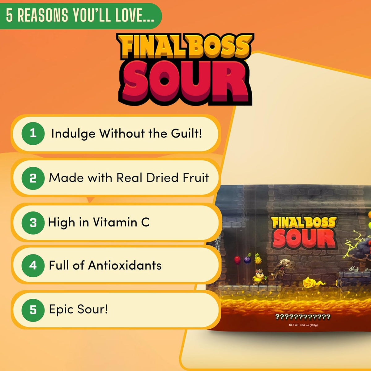 3.50oz 4 Pack Super Sour Chewy Gummies C918