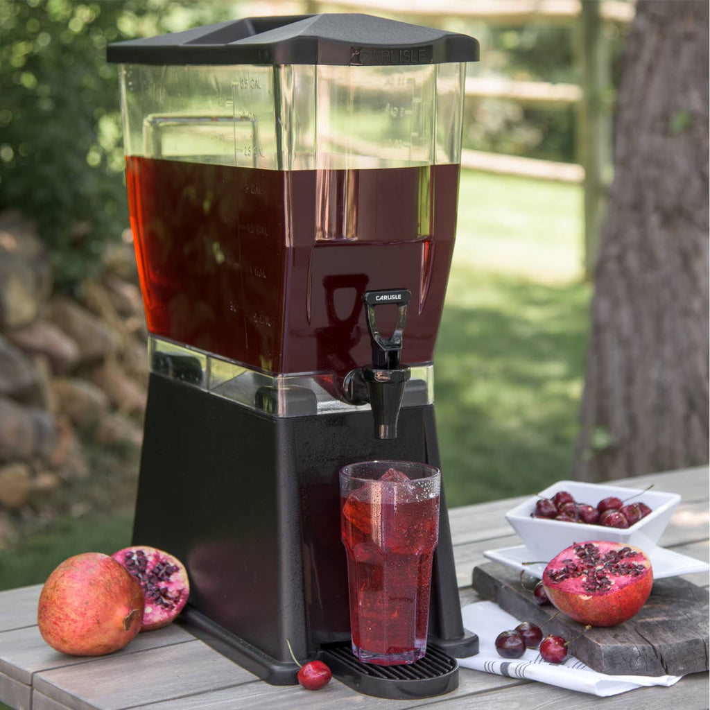3 Gallon Black Beverage Dispenser X78027