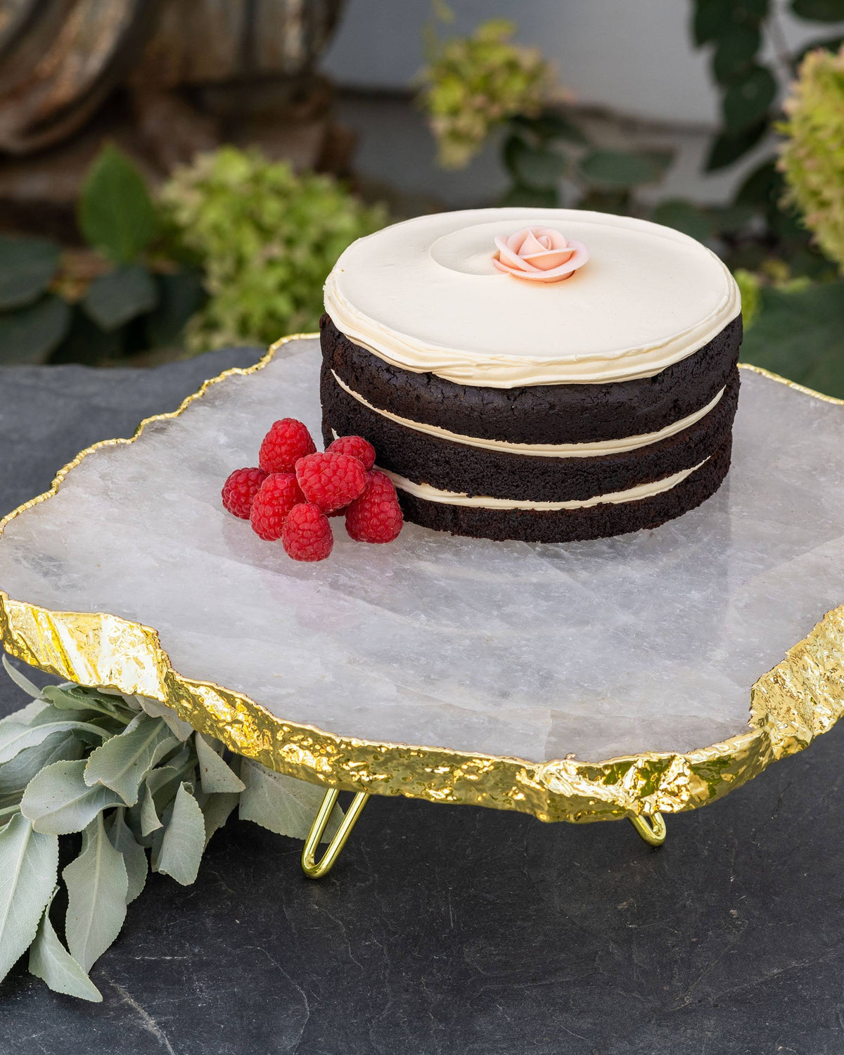 Crystal Gold Cake Stand H75648