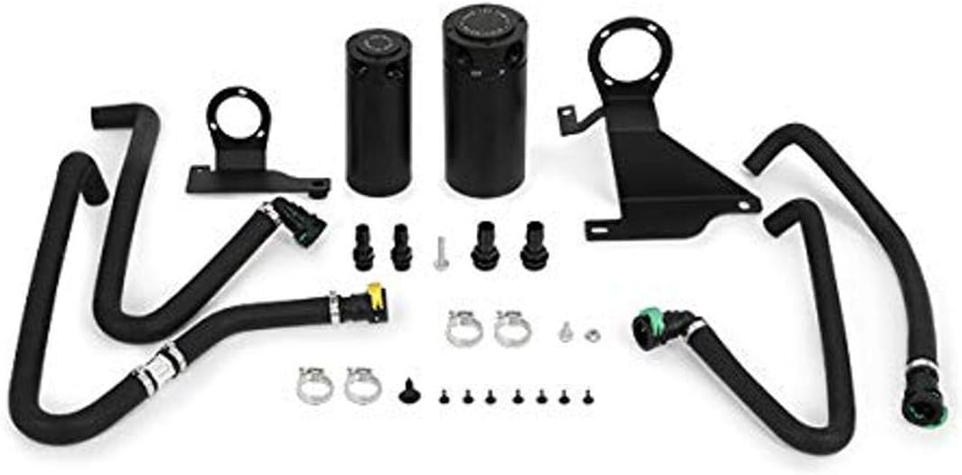 Black Baffled Oil Catch Can D20733