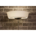 Brushed Steel Metal 300W Torchiere D561