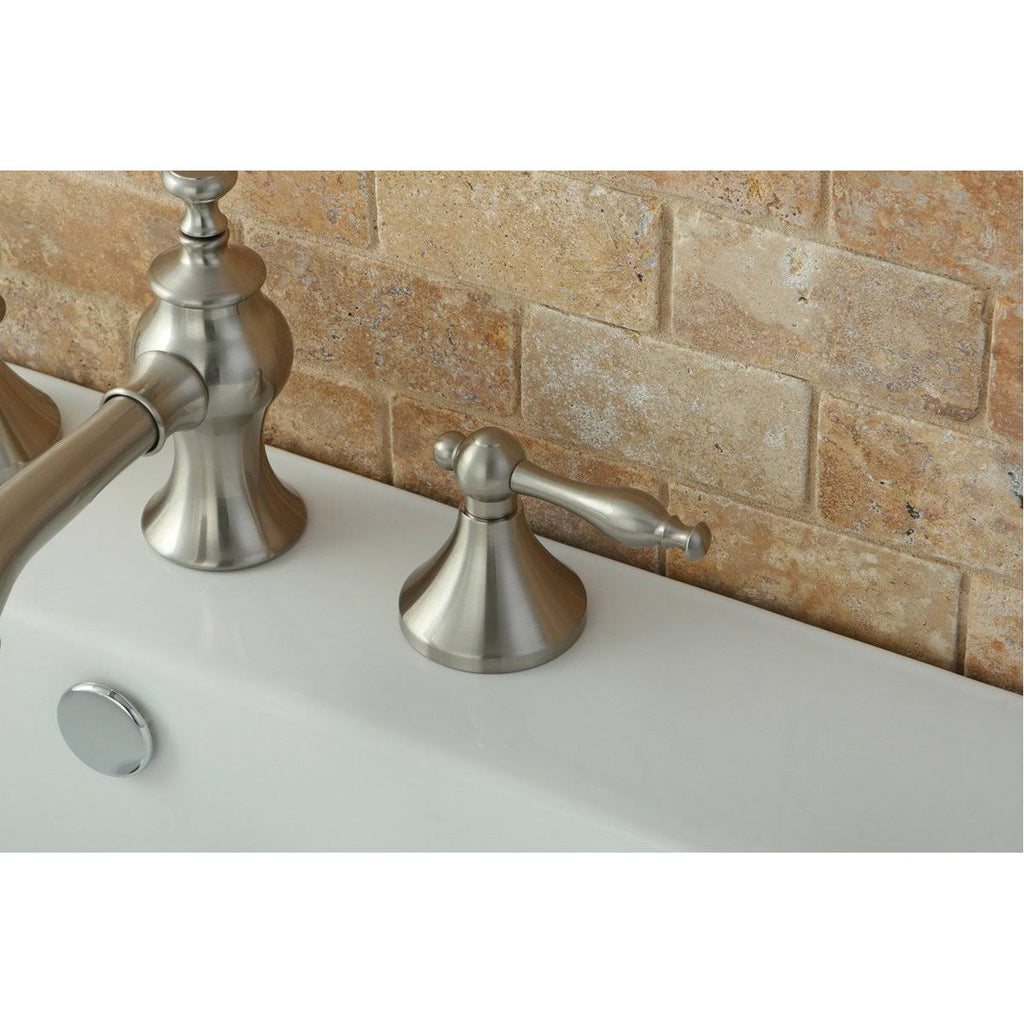 Brushed Nickel Widespread Bathroom Faucet Y358870