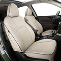 Beige Leatherette Car Seat Covers for Subaru Outback 2020 2021 2022 Z1748