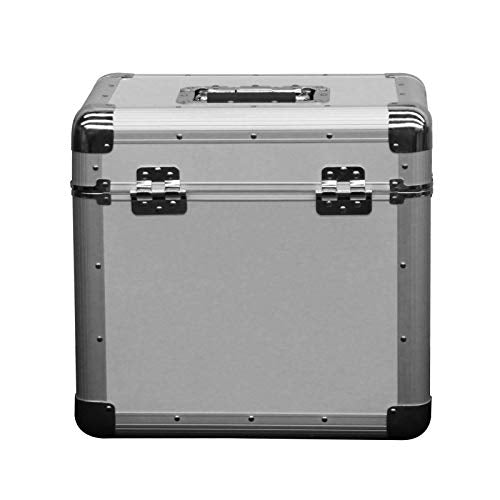 Black Stackable Record Utility Case for 70 12" Vinyl Records N158