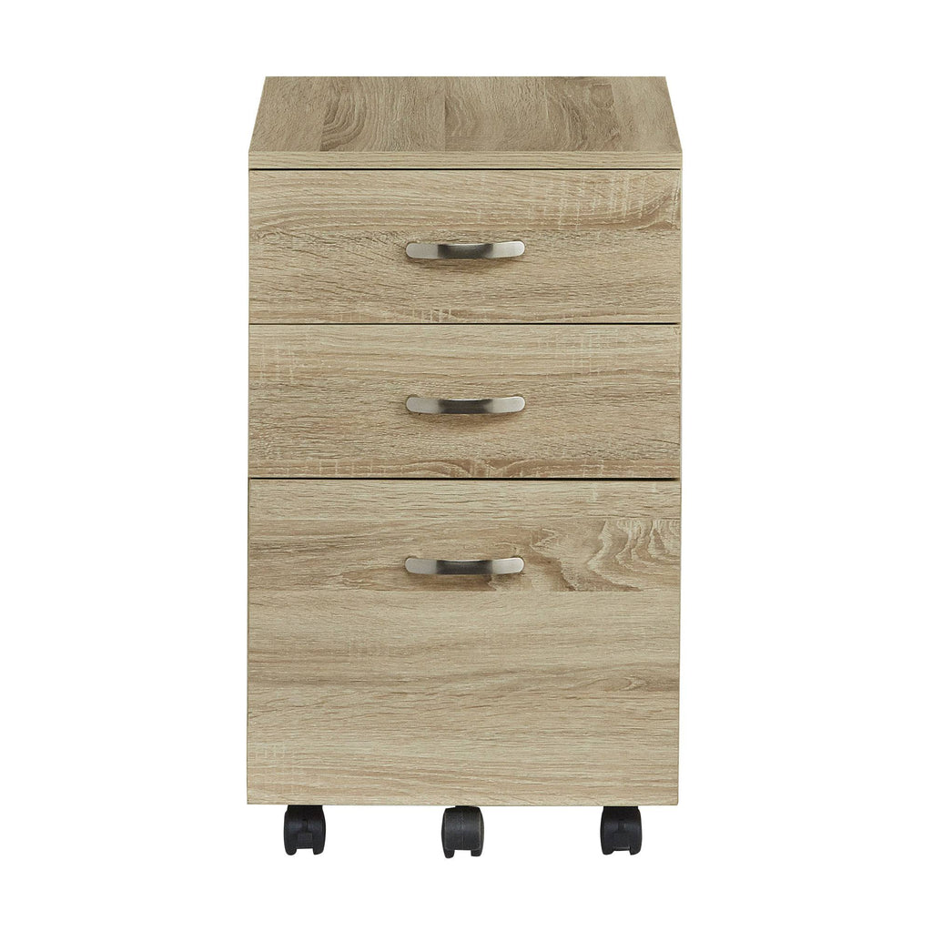 Natural Mobile Filing Cabinet H19703