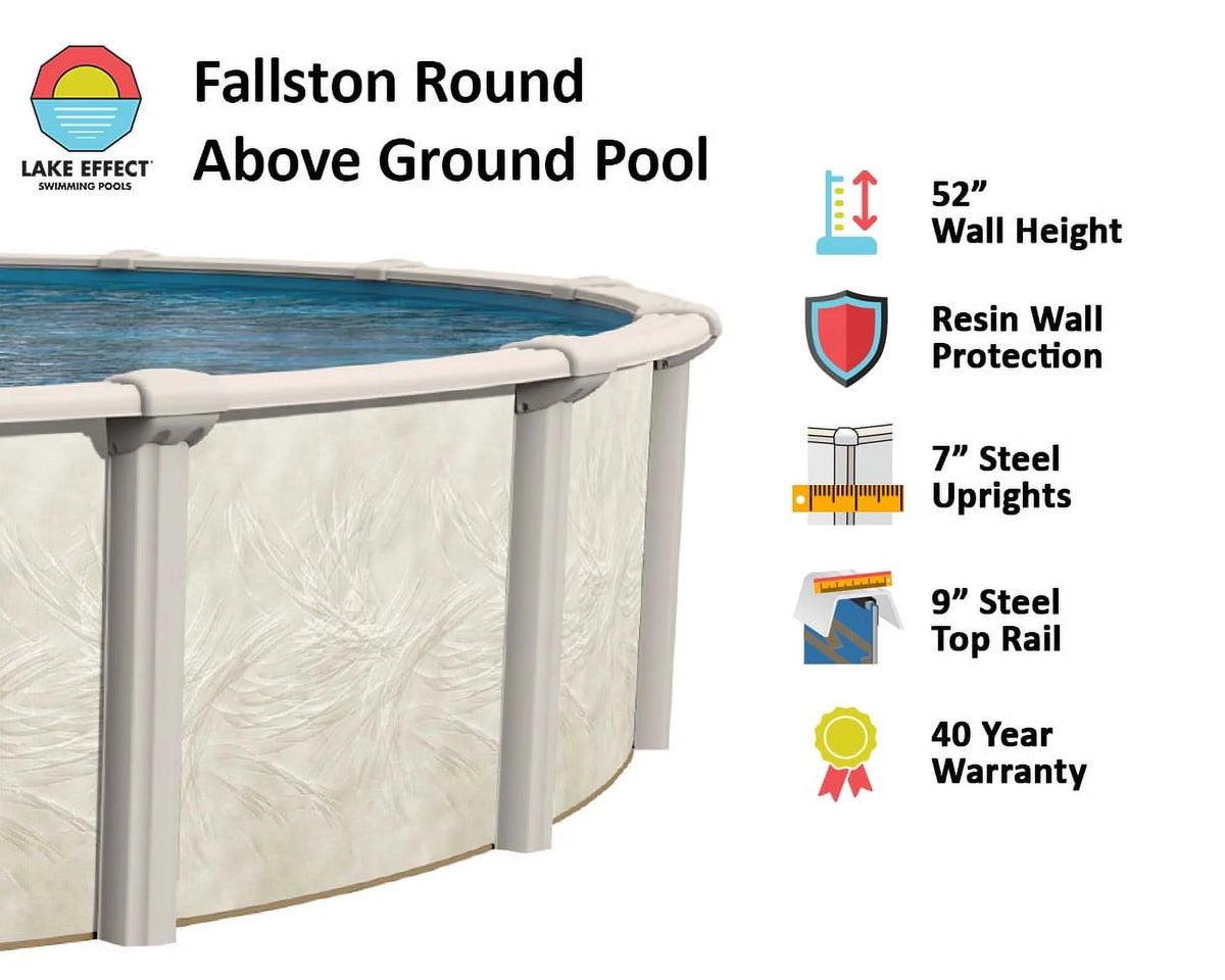 15' Round 52 Wall Above-Ground Swimming Pools R971751