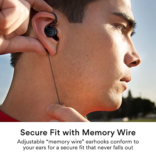 Black Wired In Ear Headphones with Microphone V473472