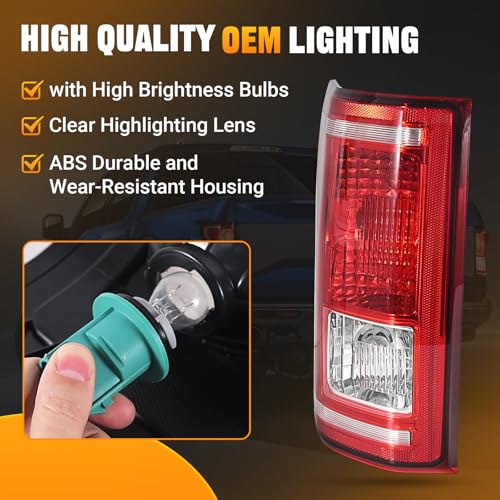 Tail Lights Assembly with Bulb and Harness A4503