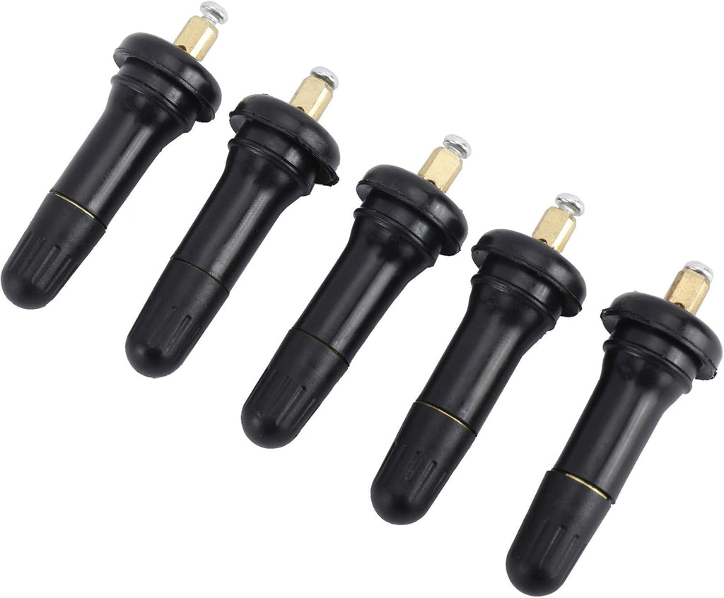 100 PCS Tire Pressure Sensor Rubber Valve Stems with Screws Pack of 2 S455