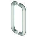 Bright Brass Wrought Door Push and Pull Set A43767
