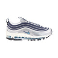 Metallic Silver Chlorine Blue Shoes O51414