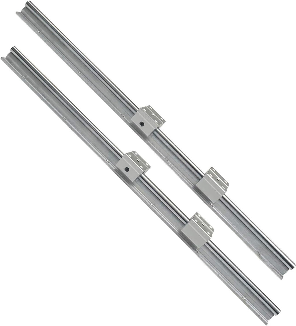Linear Rail SBR12-1000mm 2Set Slider Guide with 4X SBR12UU Bearing Block X4764
