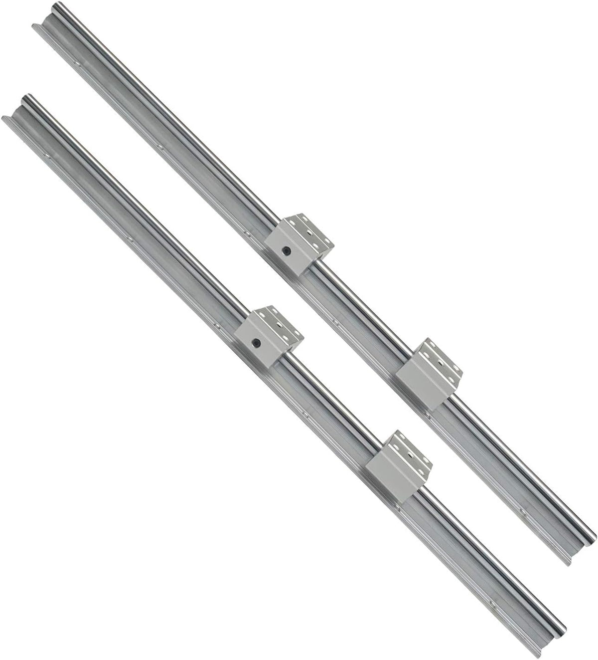 Linear Rail SBR12-1000mm 2Set Slider Guide with 4X SBR12UU Bearing Block X4764