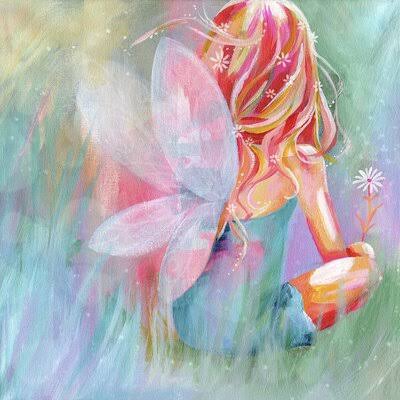 Tall Grass Fairy Canvas Art Z790563