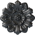 7 5/8"OD x 1"P Hand-Painted Pewter Ceiling Medallion Y958287