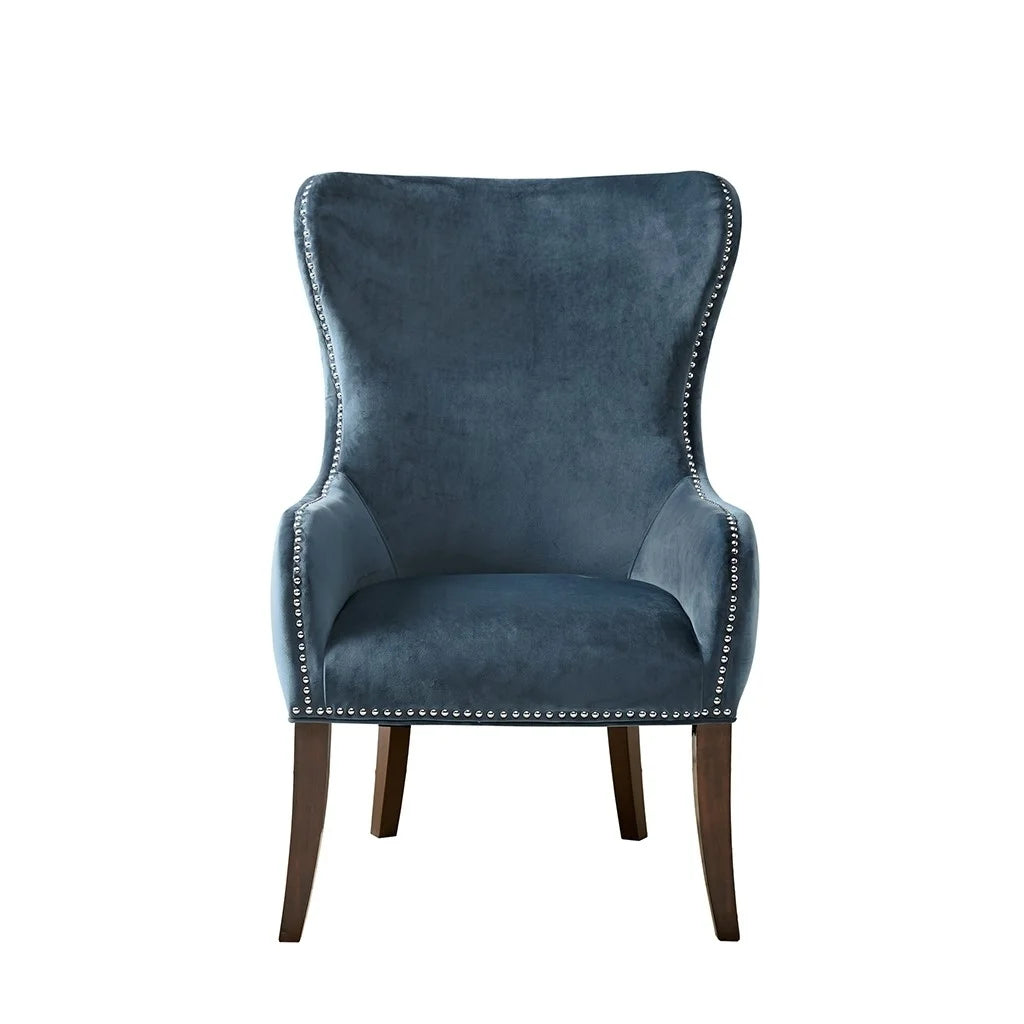 Button Tufted Wingback Accent Chair F1890