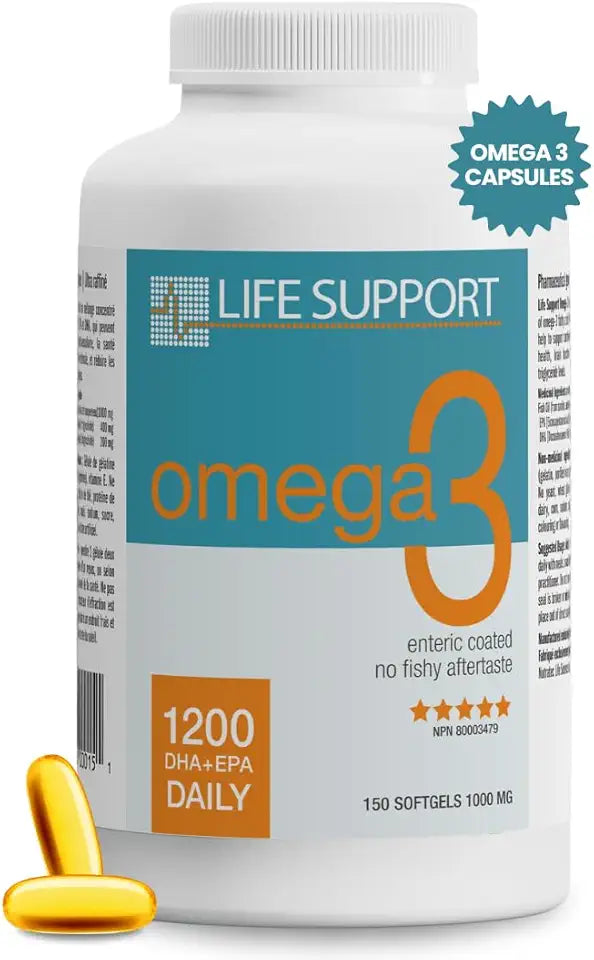 Enteric Coated High EPA DHA Omega 3 150 Count Q71489