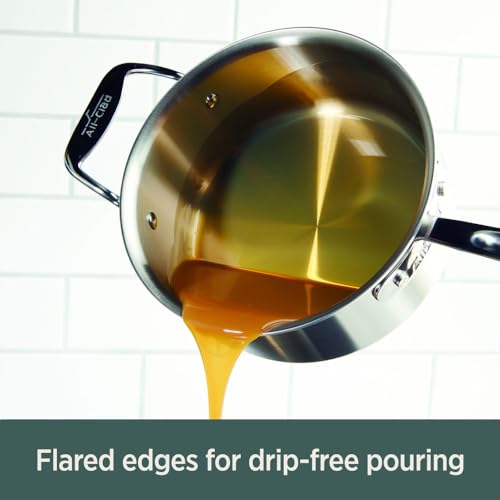 5-Ply Brushed Stainless Steel Fry Pan 8 Inch L904851