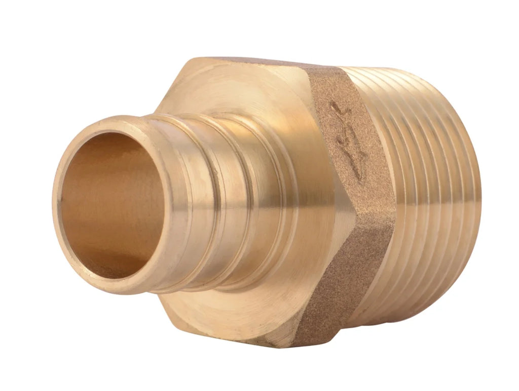 3/4" X 3/4" MNPT PEX Barb Threaded Male Adapter 10 Pk M832990