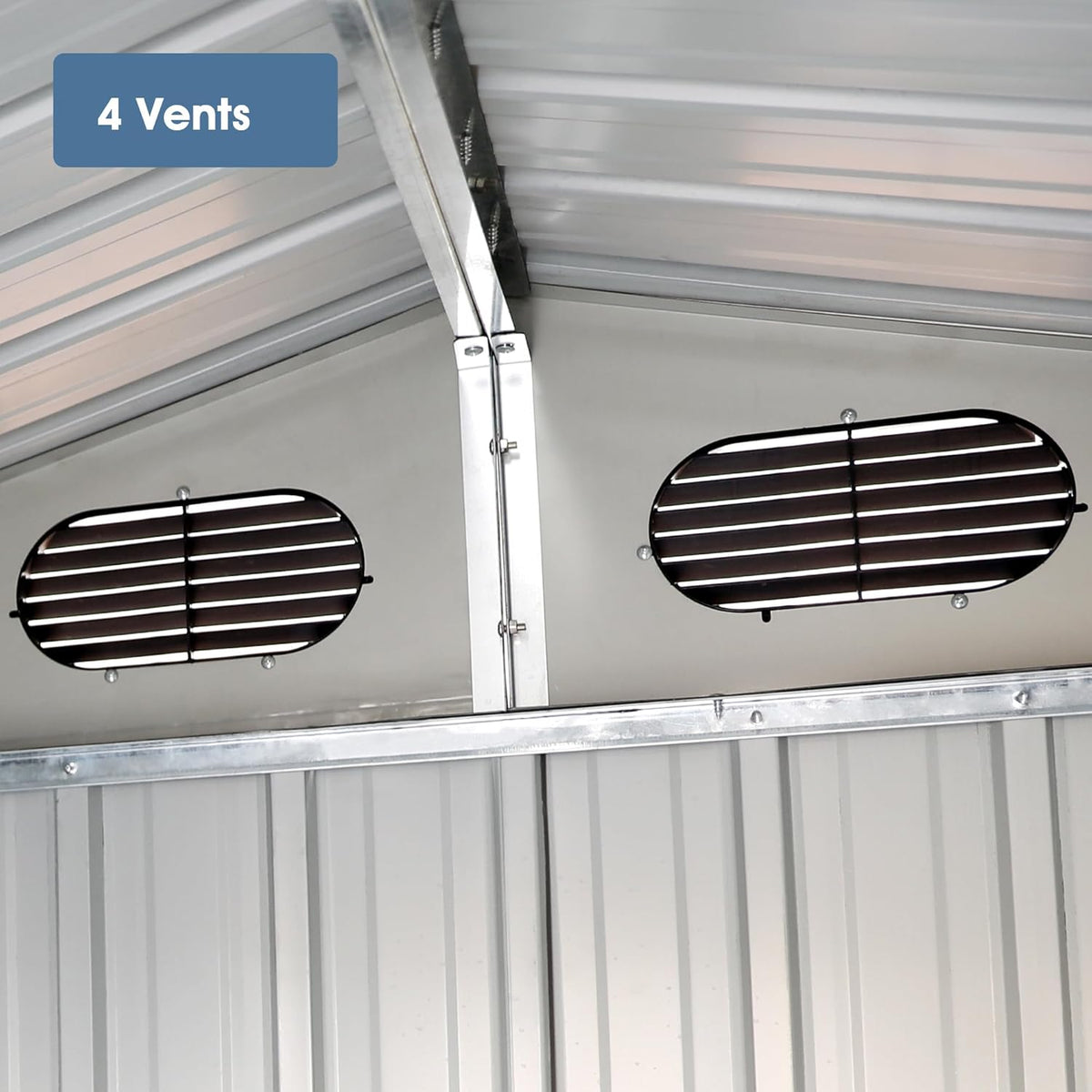 Heavy-Duty Metal Garage Shed 20'x10' K138442