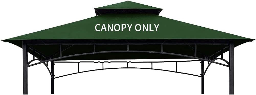 Brown 8 x 5 Double Tiered Replacement Canopy Roof A543407