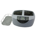 Commercial Ultrasonic Cleaner, 2.5L, White, Plastic Tray, 110V Q595125