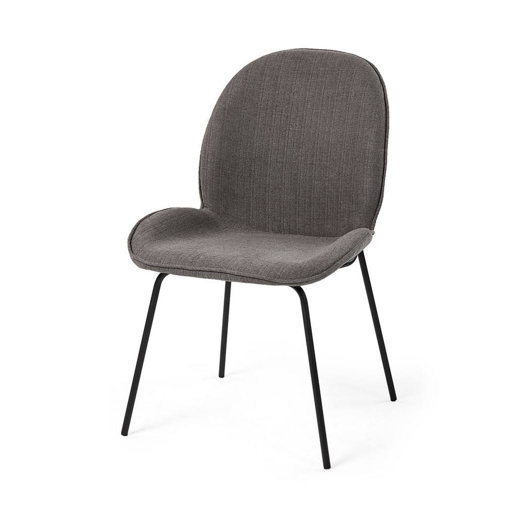 Grey Metal Frame Dining Chair U54322