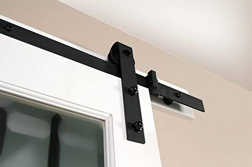 Matte Black Door Barn Hardware Kit B564