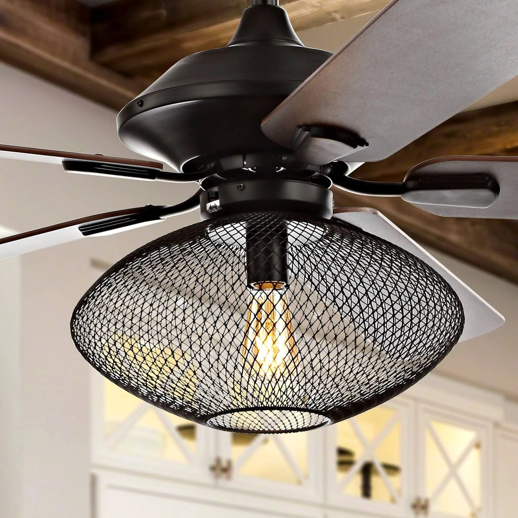 52 inch 1-Light LED Ceiling Fan with Remote, Oil Rubbed Bronze A897011