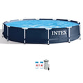 Metal Frame Above Ground Swimming Pool with Pump D613