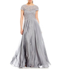 Platinum 6 Lace Chiffon A Line Gown A994591