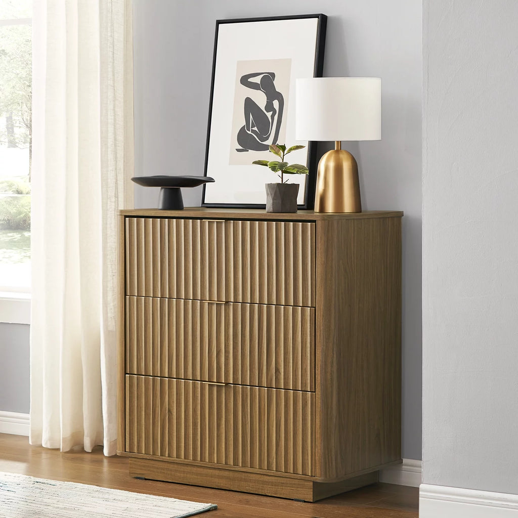 Oak 3 Drawer Dresser S16020