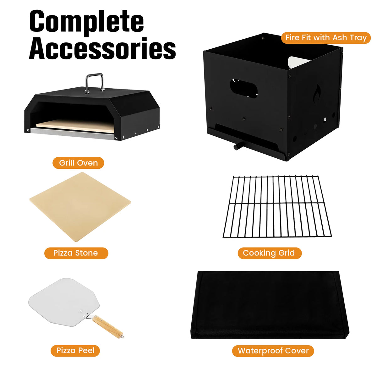 4-in-1 Wood Fired Pizza Oven F647