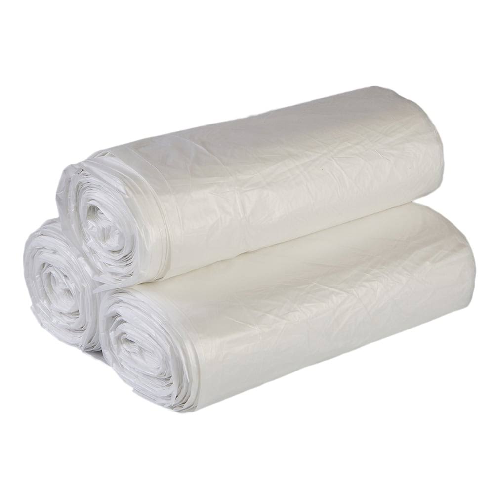 Clear 1.5 mil 38 inch x 58 inch LLDPE Can Liners, Pack of 100 V2591