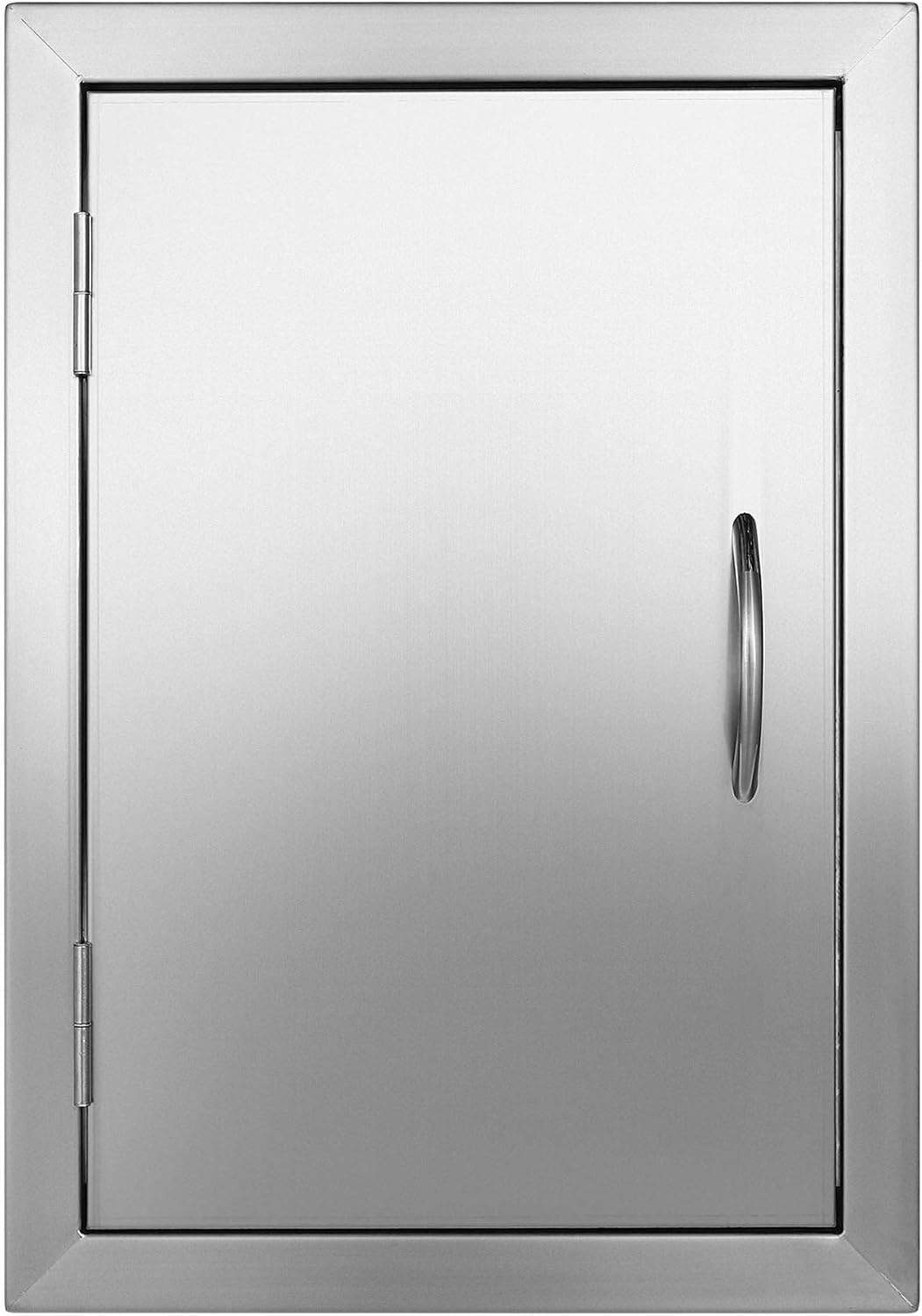 14W x 20H Inch Stainless Steel Outdoor BBQ Access Door E57755