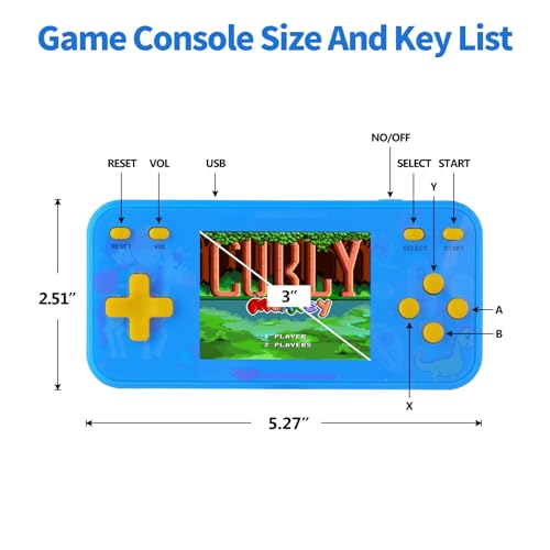 Handheld Game Console with 240 Retro Video Games E36870