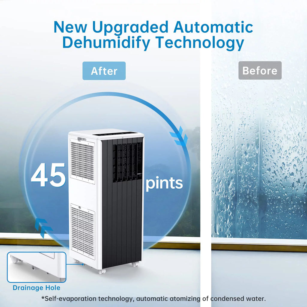 8000 BTU Portable Air Conditioner with Remote Control S885940