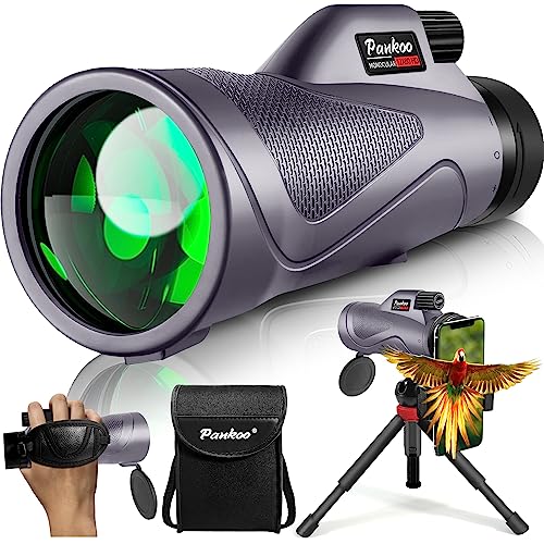 40X60 High Power Monocular with Phone Adapter Tripod Hand Strap F855701