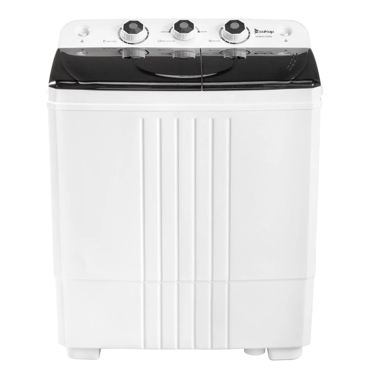 Portable 20lbs Twin Tub Compact Semi-automatic Washing Machine V348