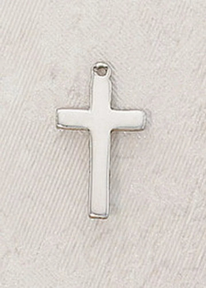 Medium Polished Sterling Silver Cross D770238