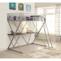 Metal Twin Size Loft Bunk Bed N818