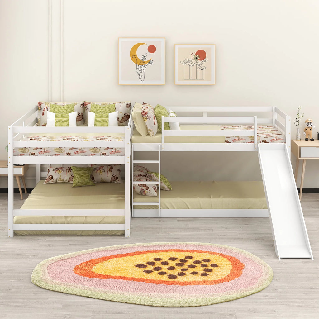 Wood Twin and Full Bunk Beds U524542