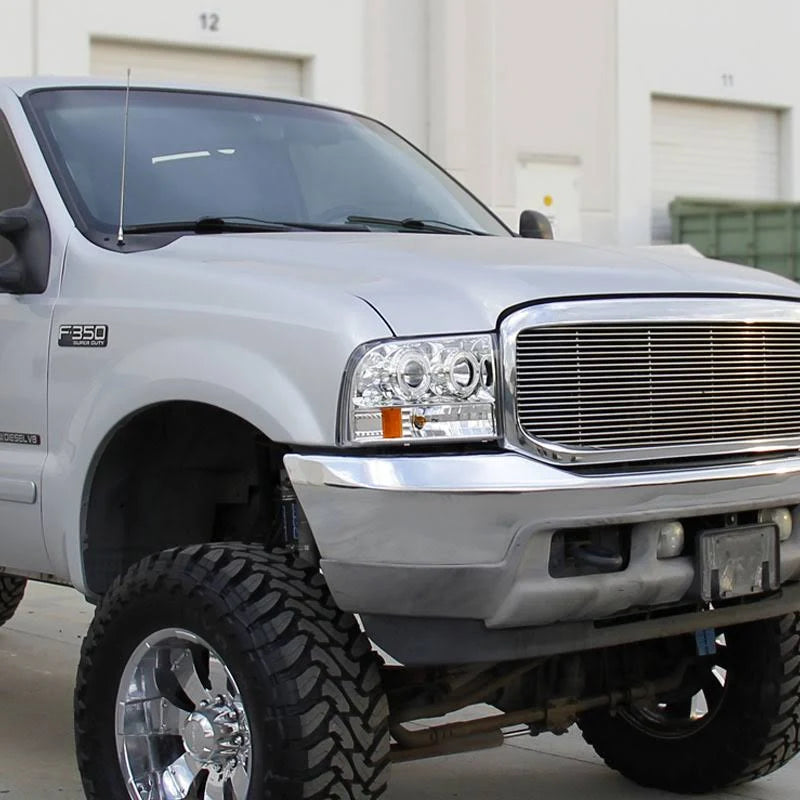 Chrome Halo Projector Headlights Q654