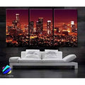 Large 30x60 inch 3 Panels Art Canvas Print Skyline X89001