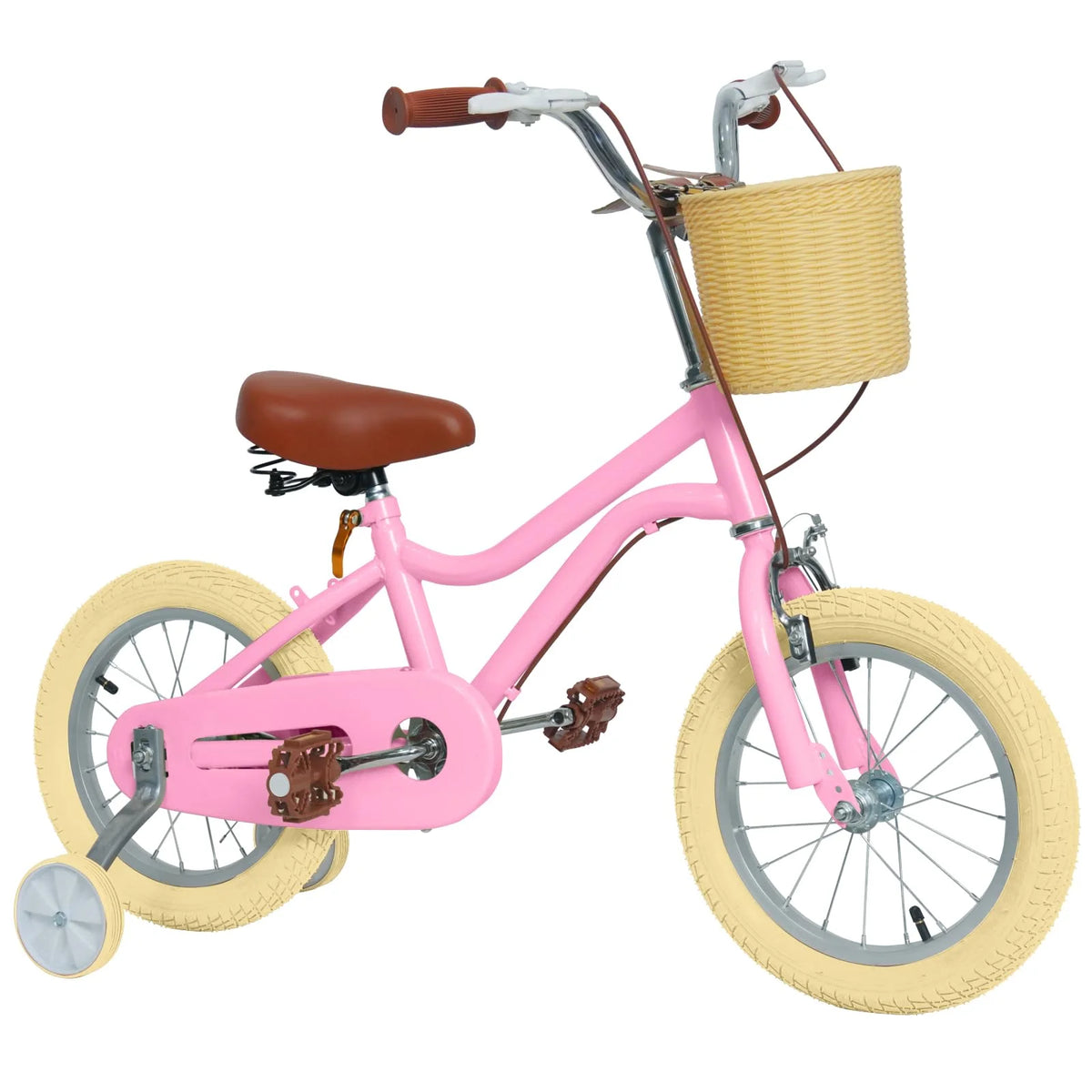 16 inch Kids Bike with Training Wheels and Basket G683